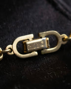 “Christian Dior” beautiful thick gold chain necklace