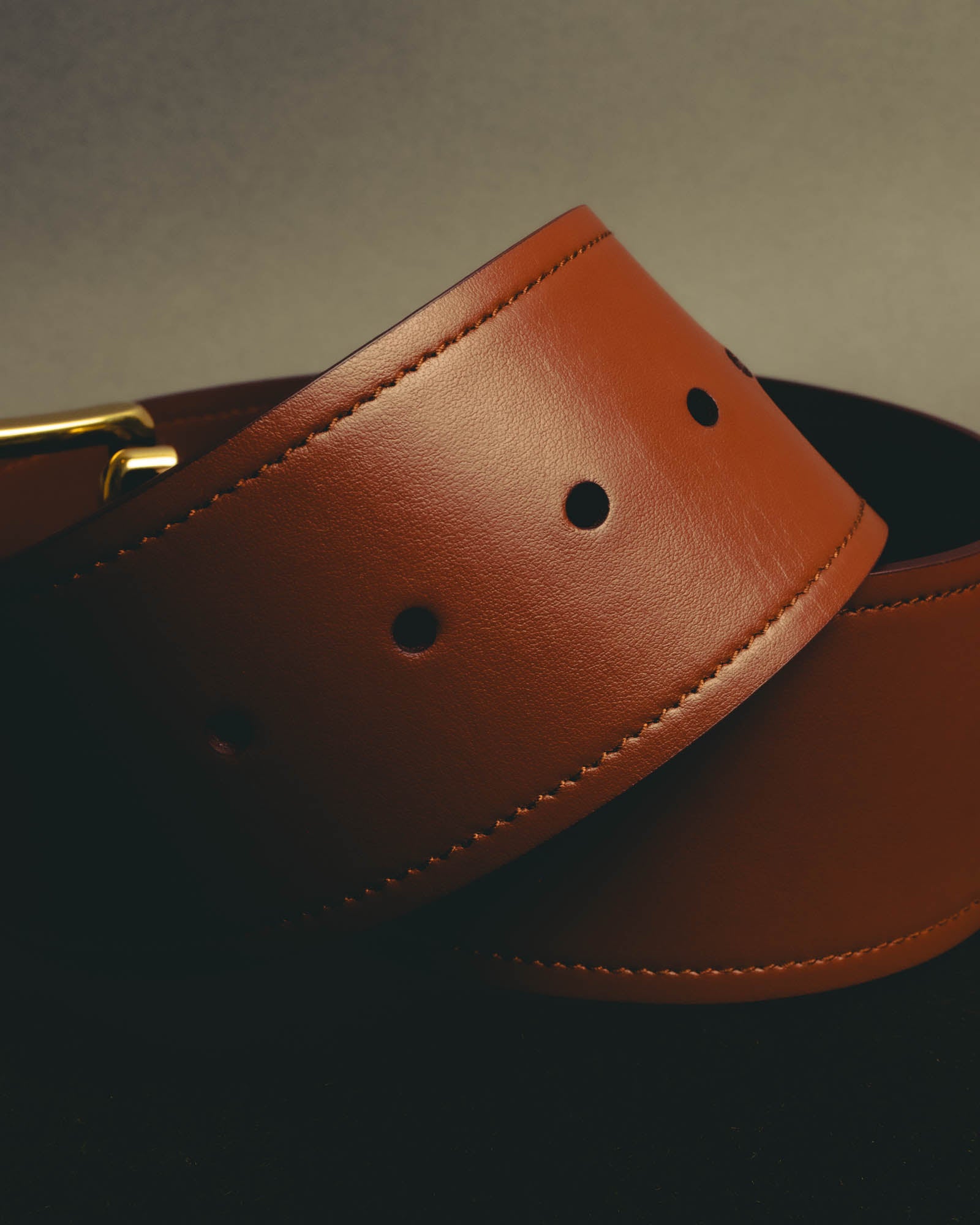 "Miu Miu" 2020's Sculptural wide leather belt