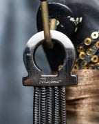 "Ferragamo" Gancini motif five row bracelet