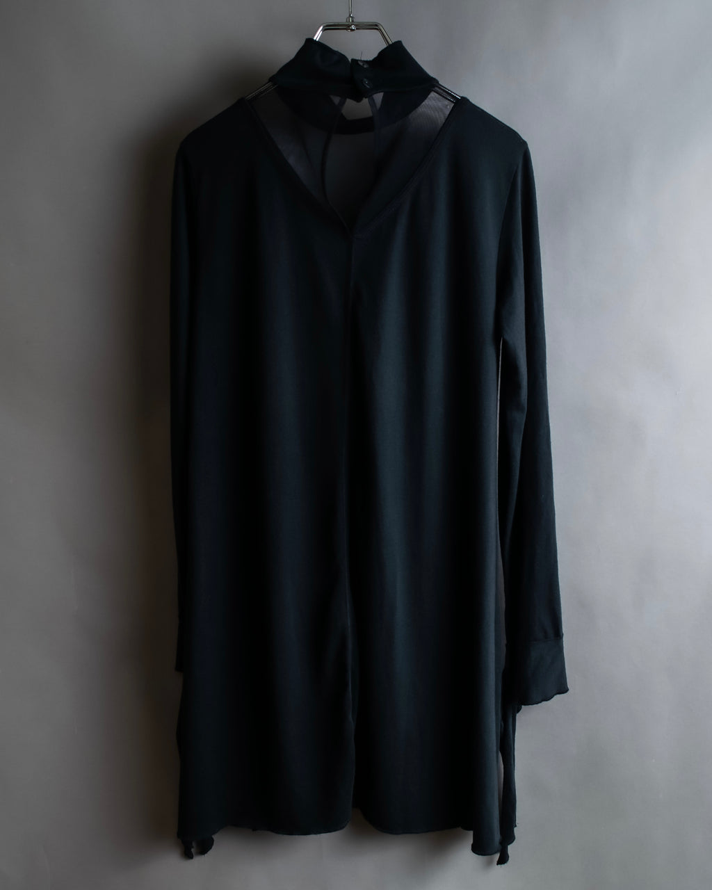 "JUNIOR GAULTIER" Sheer layered tie detail dress