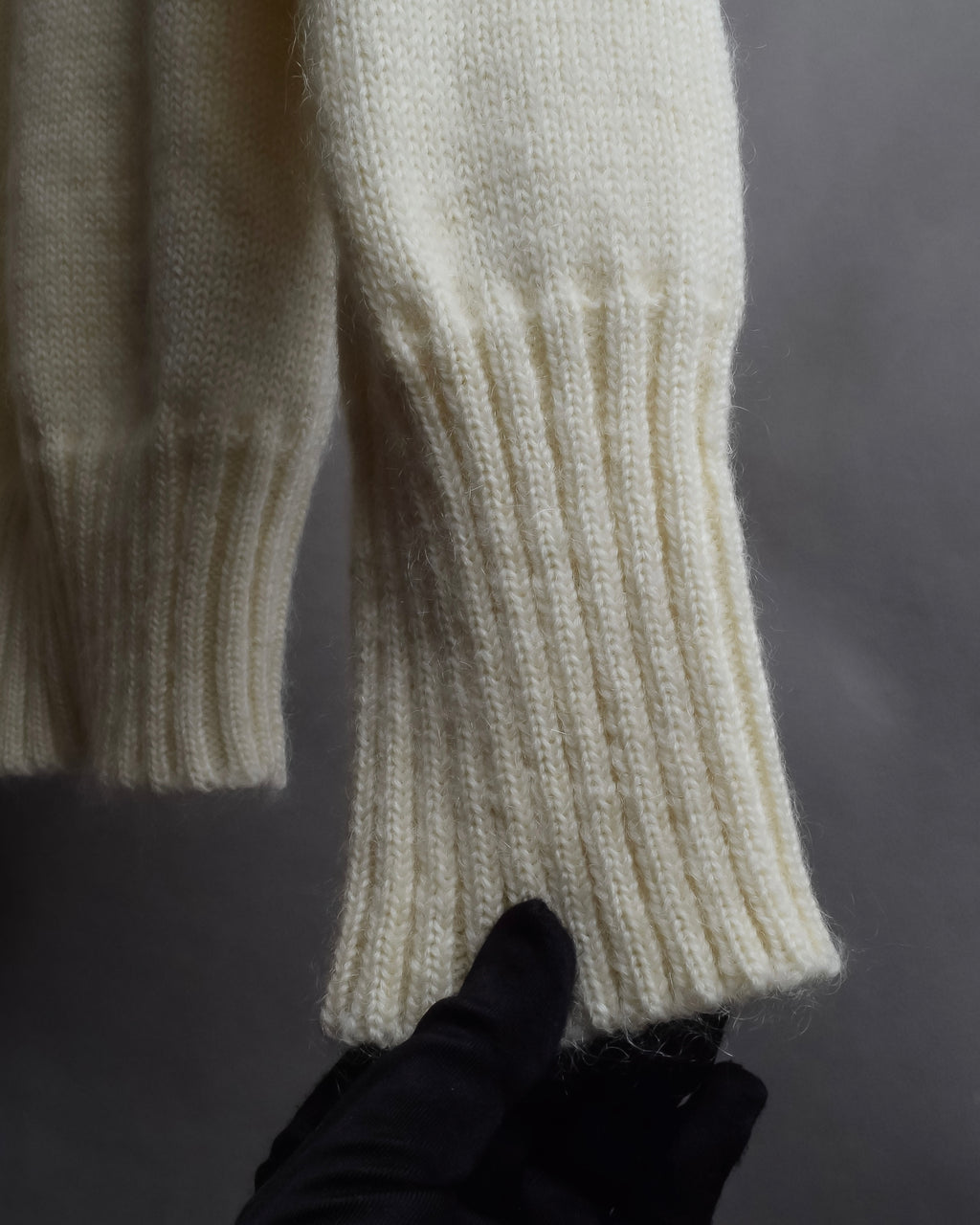 "Saint Laurent" Sequin ribbon design shoulder structure knit