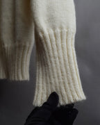 "Saint Laurent" Sequin ribbon design shoulder structure knit