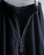 "LOUIS VUITTON" Tiered embroidered design flared skirt