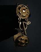 “Christian Dior” 90’s Medallion motif toggle bracelet