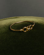 “Salvatore Ferragamo” 90’s-00’s Gancini gold tone bangle bracelet