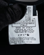 "GIANNI VERSACE" Tassel lace-up design A-line silhouette black dress