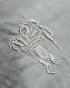 "BURBERRY" Frill design collarless blouse