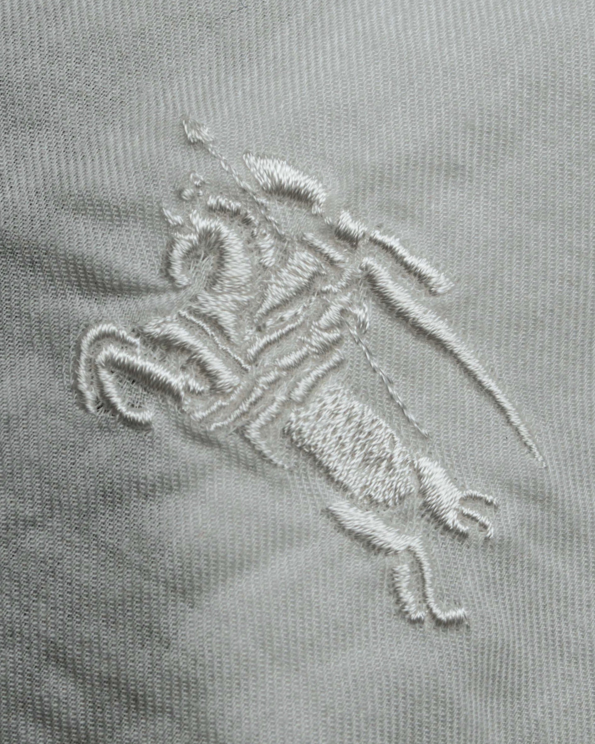 "BURBERRY" Frill design collarless blouse