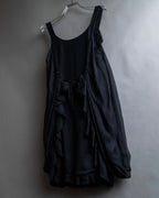 "FENDI" Gathered frill design sleeveless dress