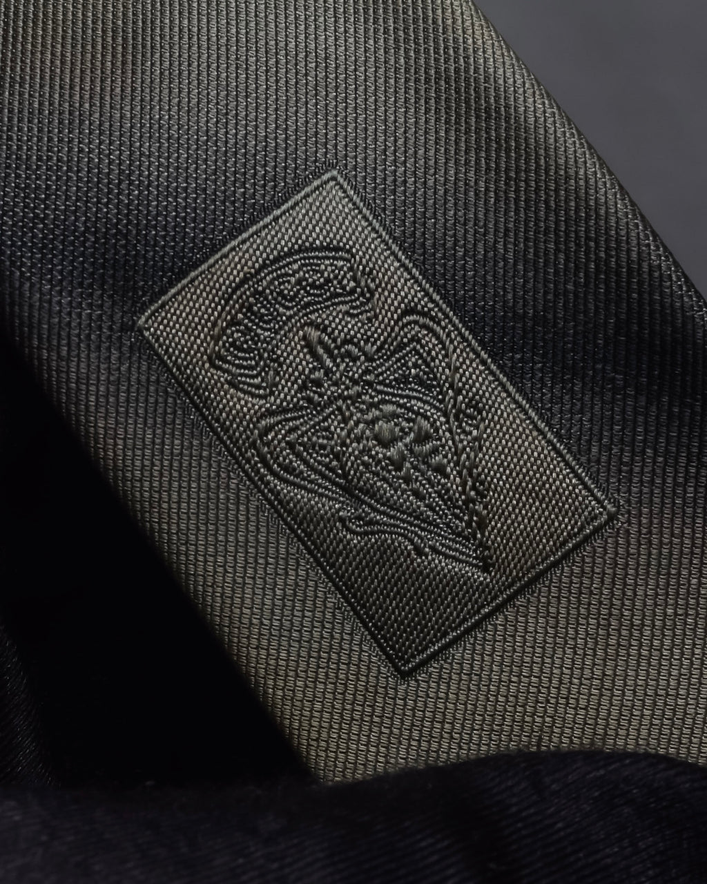 "GUCCI" Gradient dyed gradation silk necktie