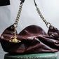 "Vivienne Westwood" Orb charm horizontal chain shoulder bag