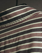 "GUCCI" 90's-00's Striped cotton button-down shirt