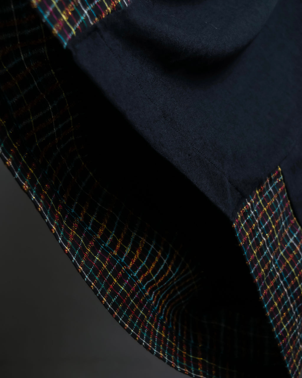 “JUNYA WATANABE” narrow waist  lame designed hem long dress