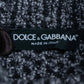 "DOLCE & GABBANA" Poncho silhouette waffle knit pullover