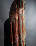 “Louis Vuitton” Monogram world map silk scarf