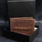 "BOTTEGA VENETA" Braided design leather bifold wallet