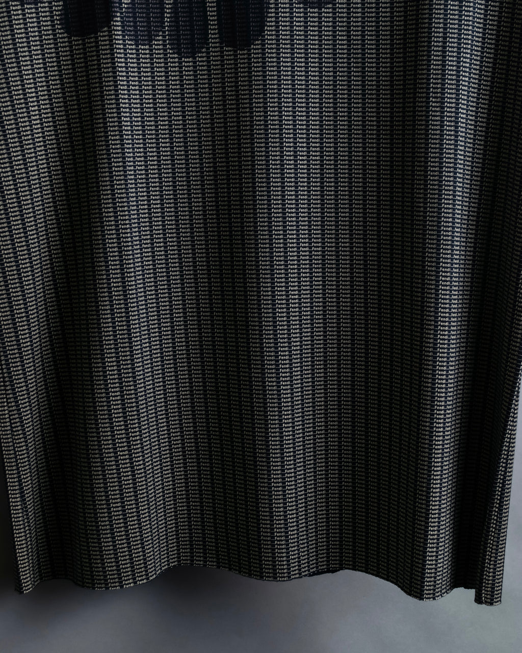 "FENDI" Logo print V-neck sleeveless top