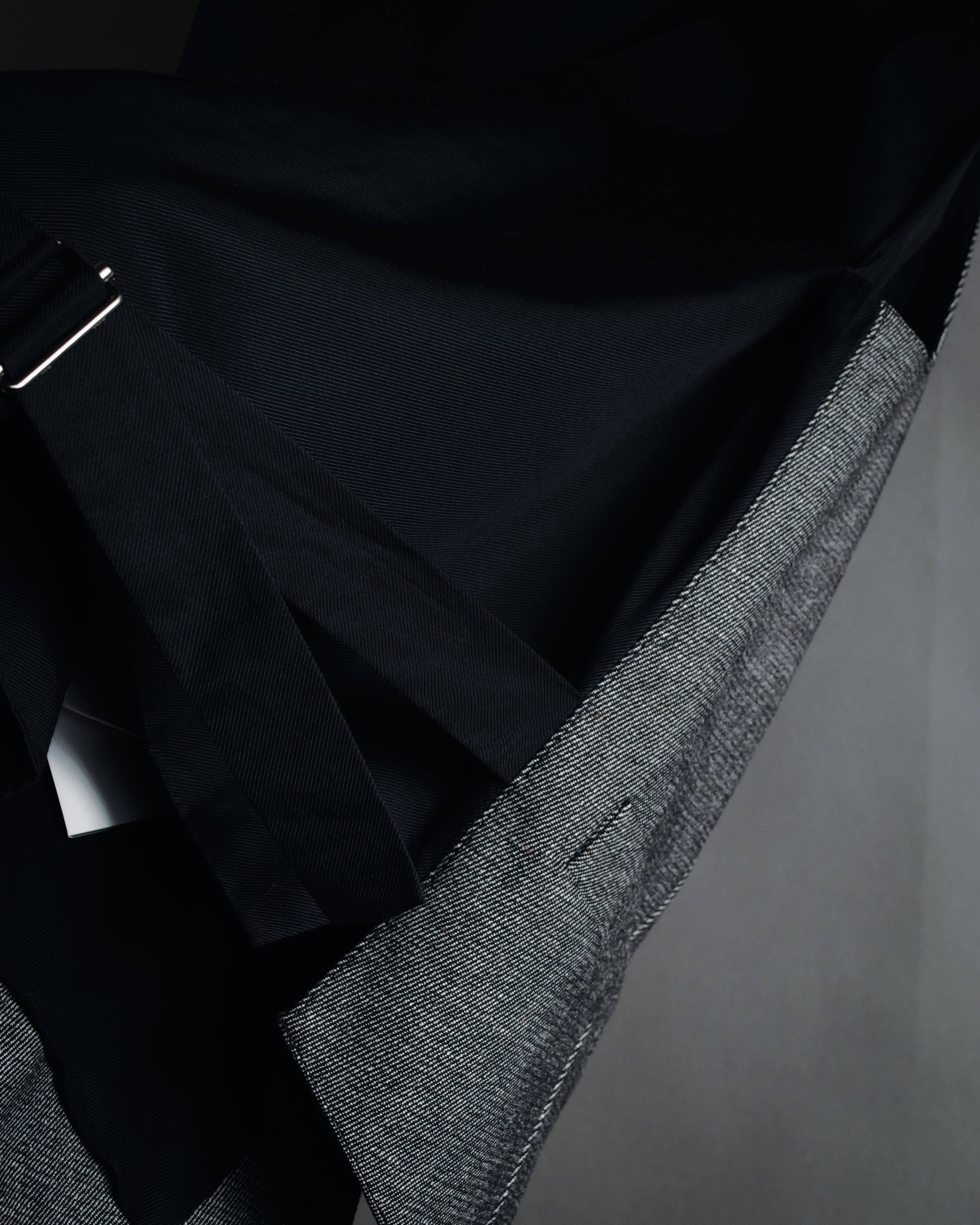 "Christian Dior" 23SS half double-breasted structured gilet