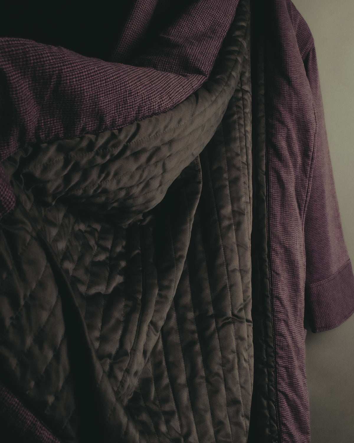 "Yves Saint Laurent" 90's-00's Quilted dressing gown