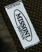 "MISSONI DONNA" 90's Textured knit tailored jacket