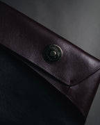 "JIL SANDER" 2018- Minimal Folded leather pochette bag