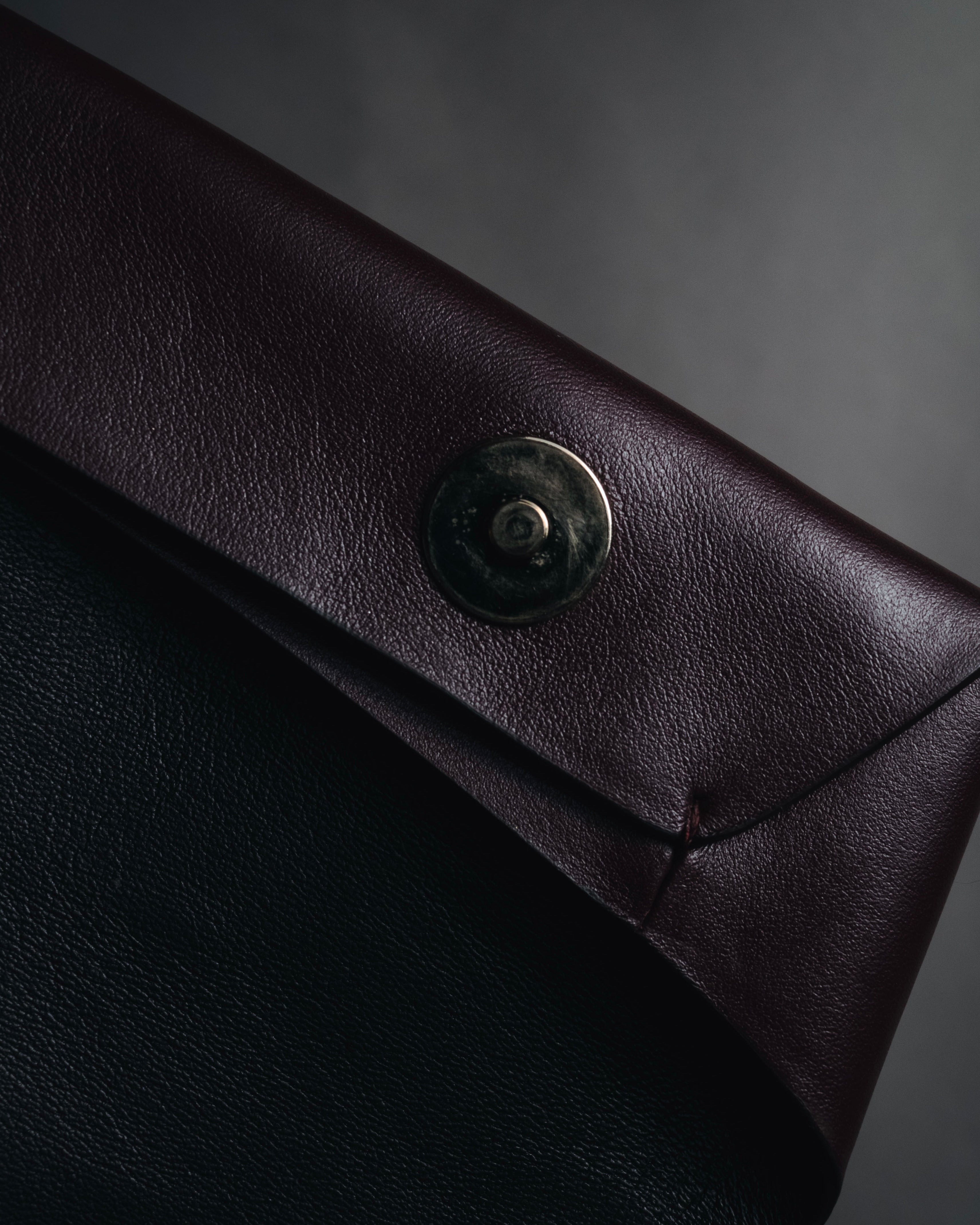 "JIL SANDER" 2018- Minimal Folded leather pochette bag