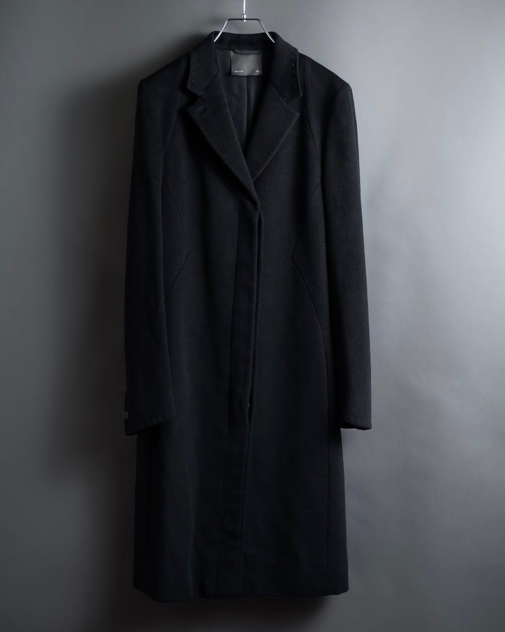 "FENDI" 00's-10's Karl Lagerfeld design shaped long coat