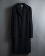 "FENDI" 00's-10's Karl Lagerfeld design shaped long coat