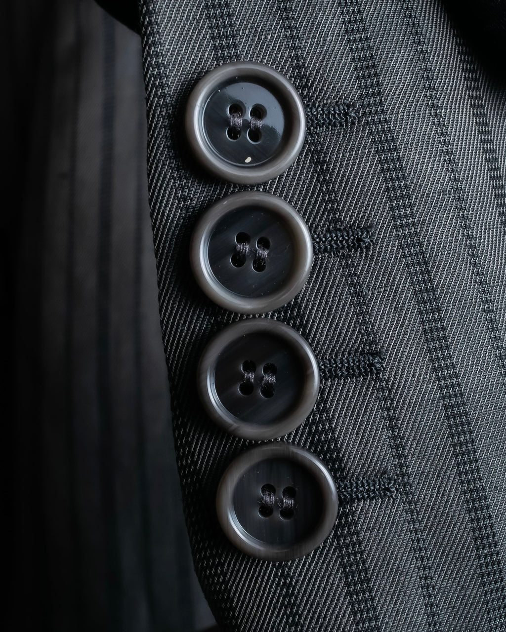 "Acne Studios" Antique design long striped coat