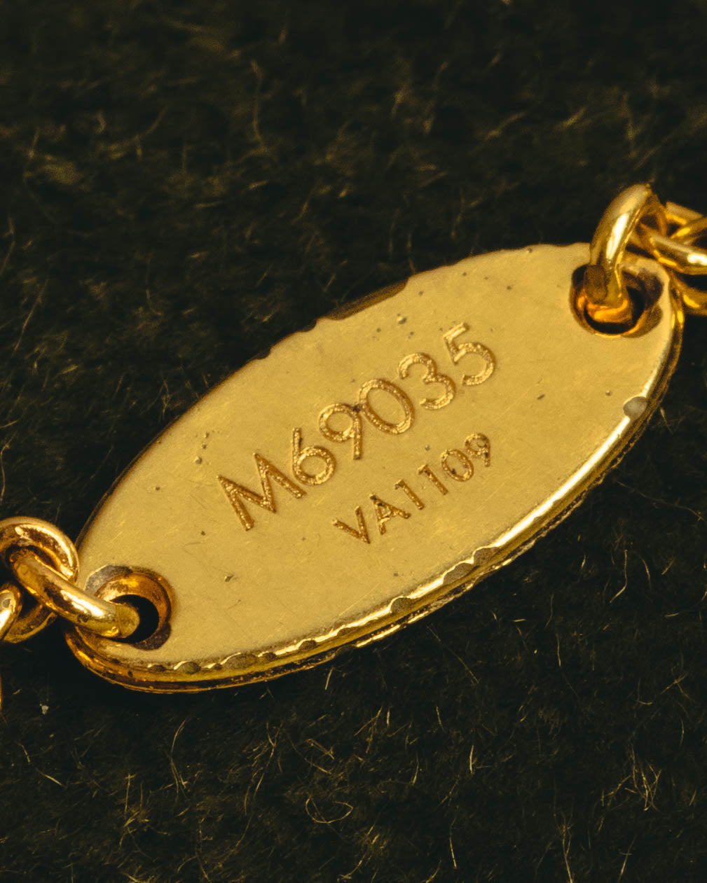 "Louis Vuitton" 2010's Gold-tone chain necklace
