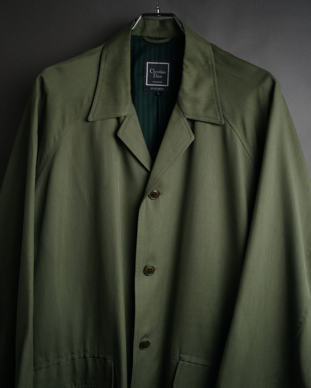 “Christian Dior” 90’s Silk drape sports jacket