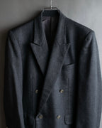 "Christian Dior" Metal button double-breasted tailored jacket