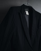 "ANN DEMEULEMEESTER" 90年代-00年代 流体人造丝原羊毛定制夹克