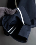 "LIMI feu" Cleric design inverted V-shaped hem short length jacket