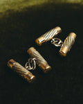 “Tiffany & Co.” 80’s-90’s Twisted bi-color chain cufflinks