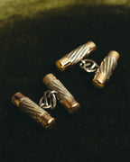 “Tiffany & Co.” 80’s-90’s Twisted bi-color chain cufflinks
