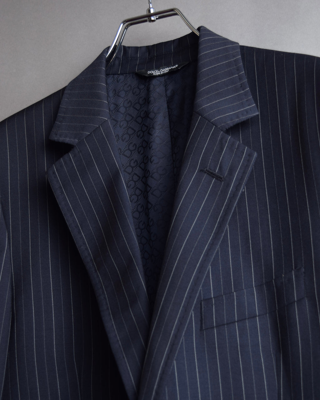 "Dolce & Gabbana" Pinstripe wool tailored jacket