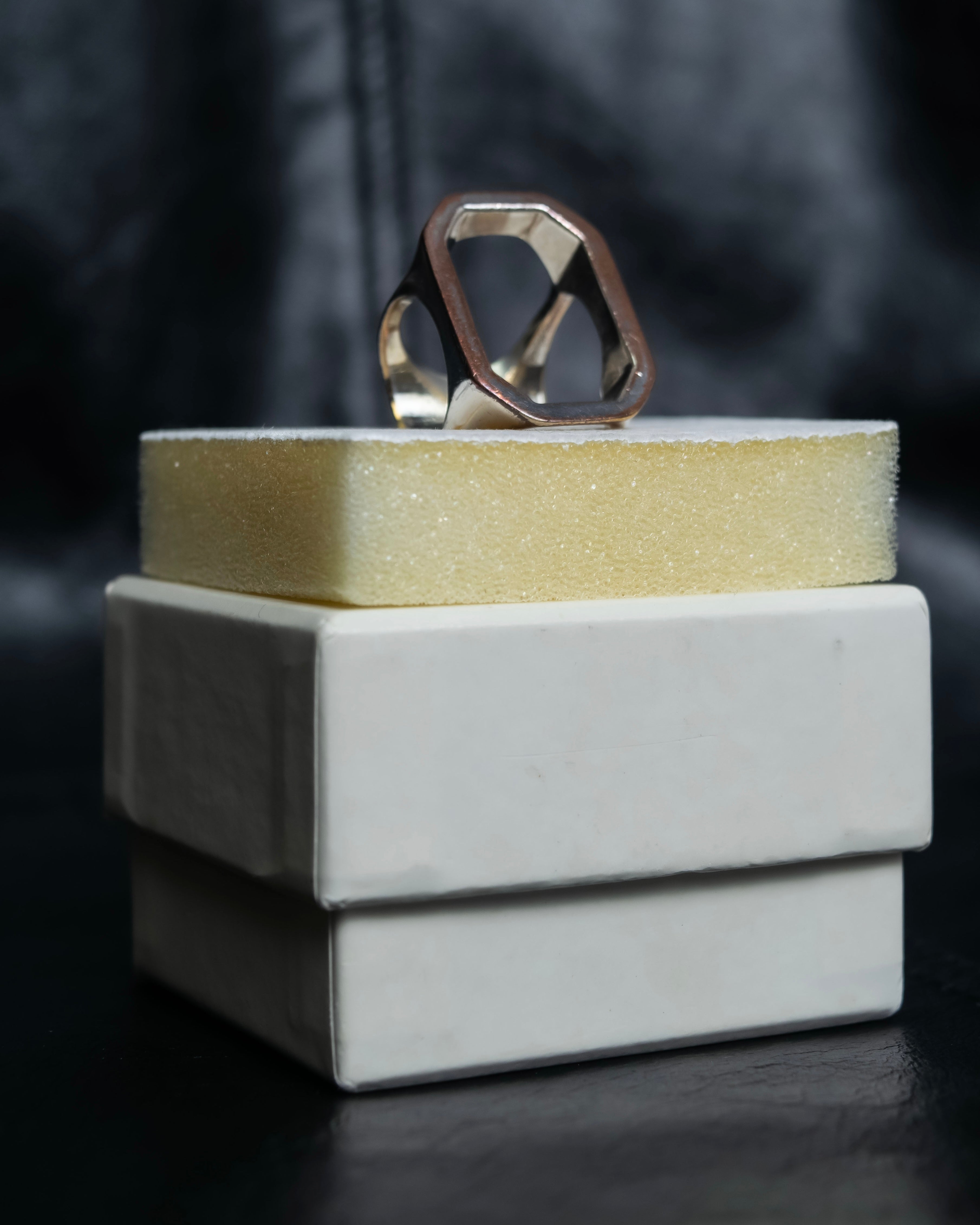 "Maison Margiela" octagon designed 2-way ring