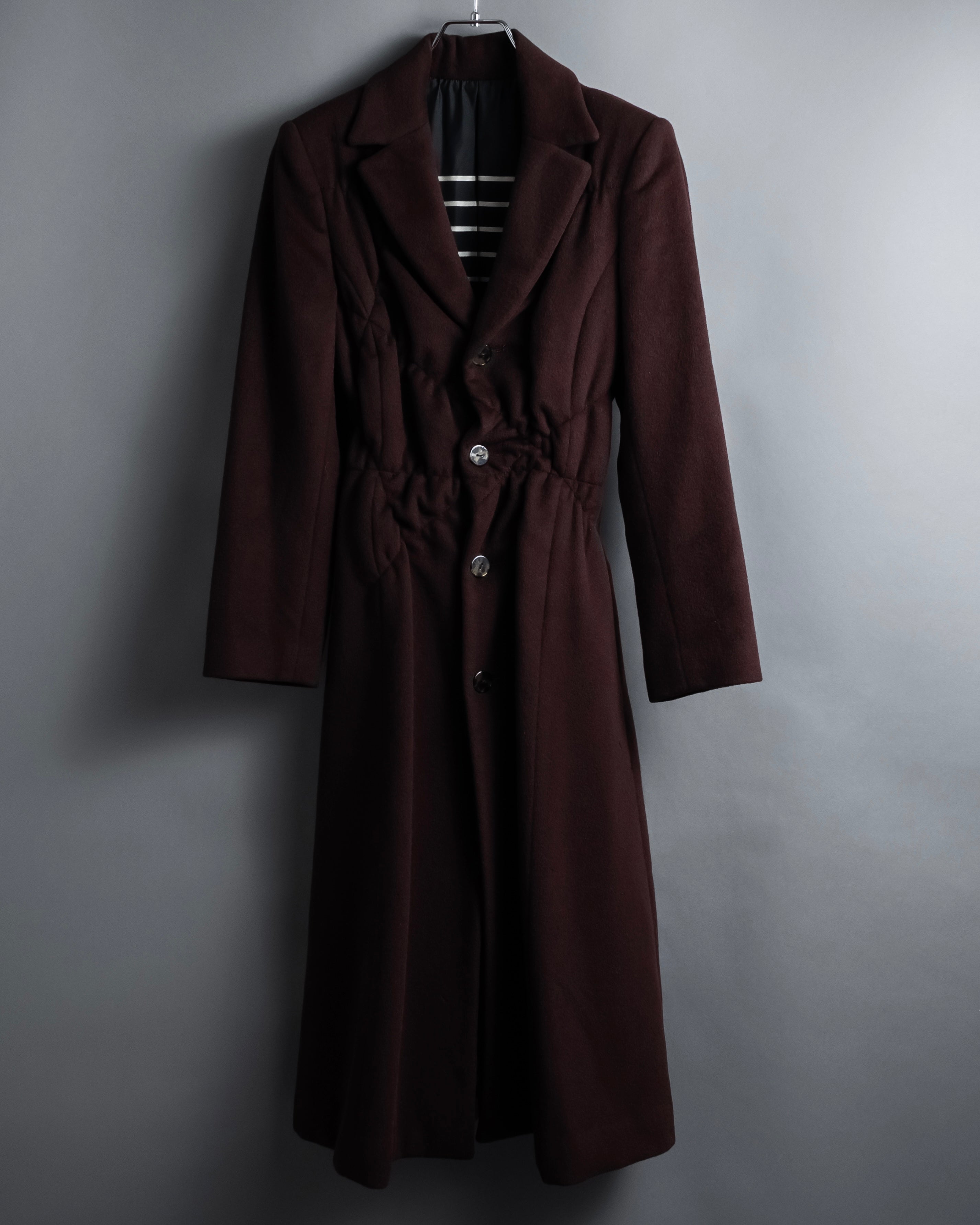 -SPECIAL- "JEAN PAUL GAULTIER"
1990's-00's  Gathered tuck shape design long coat