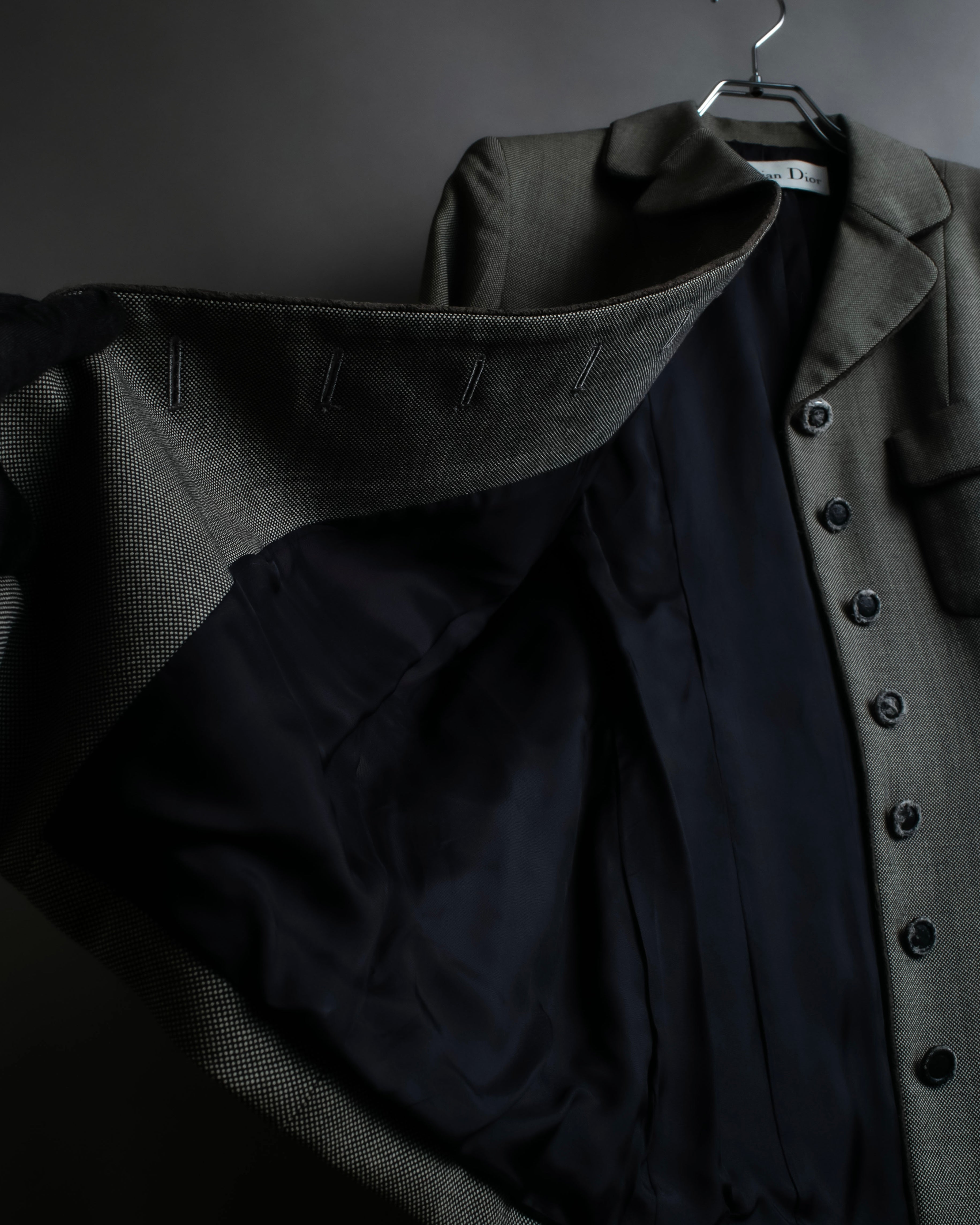 "Christian Dior" Flap pocket detail military tailored jacket