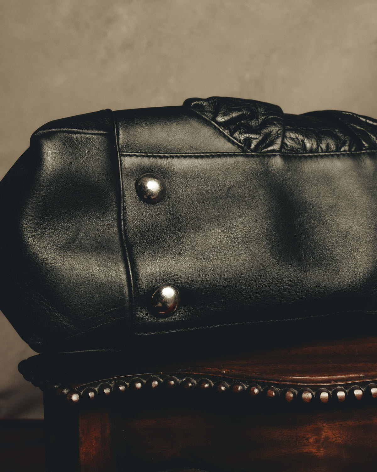 "GUCCI" 00's-10's Slouchy oversized leather tote bag
