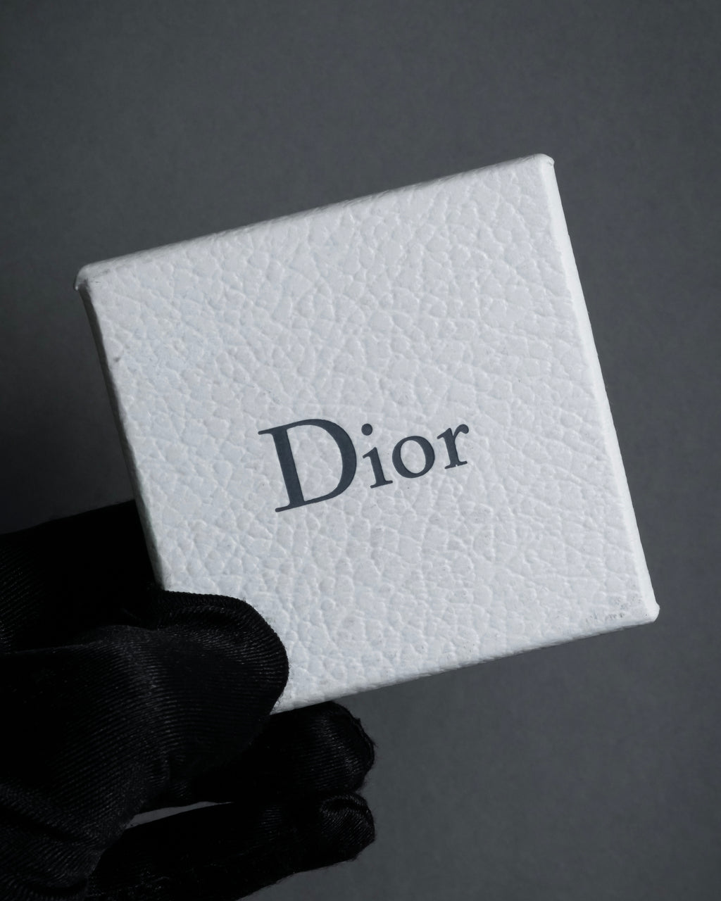 -MOOD Christmas Collection-
 "Dior" John Galliano design logo engraved cocktail ring