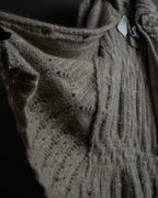 "ERMANNO SCERVINO" Three-dimensional knit long cardigan