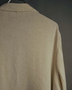 -MOOD Vintage Collections- 90’s-00’s Single button linen blend jacket