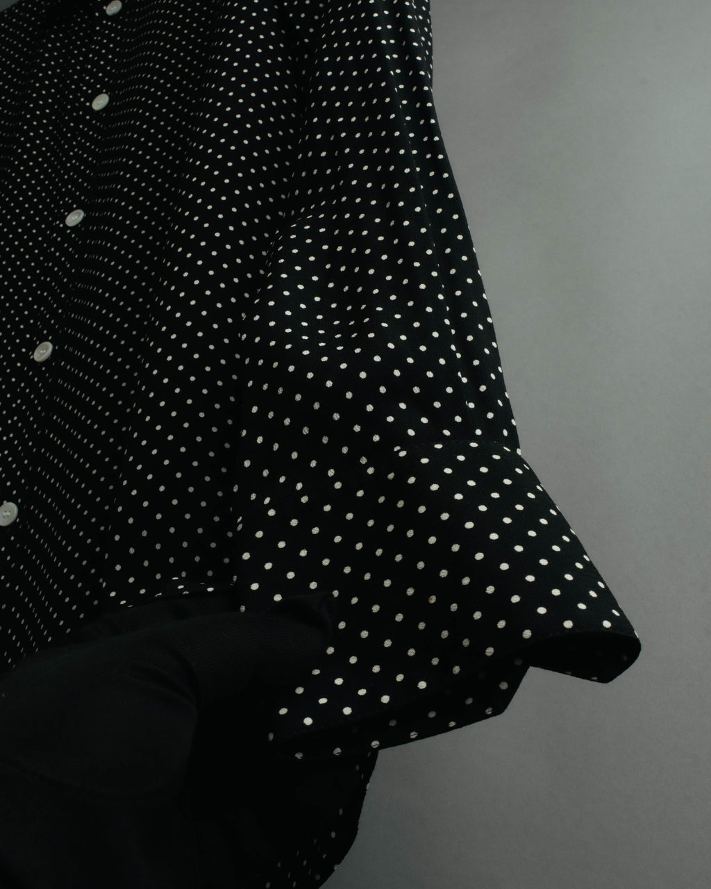 "CELINE" 2010's-2020's Polka dot viscose long sleeve shirt