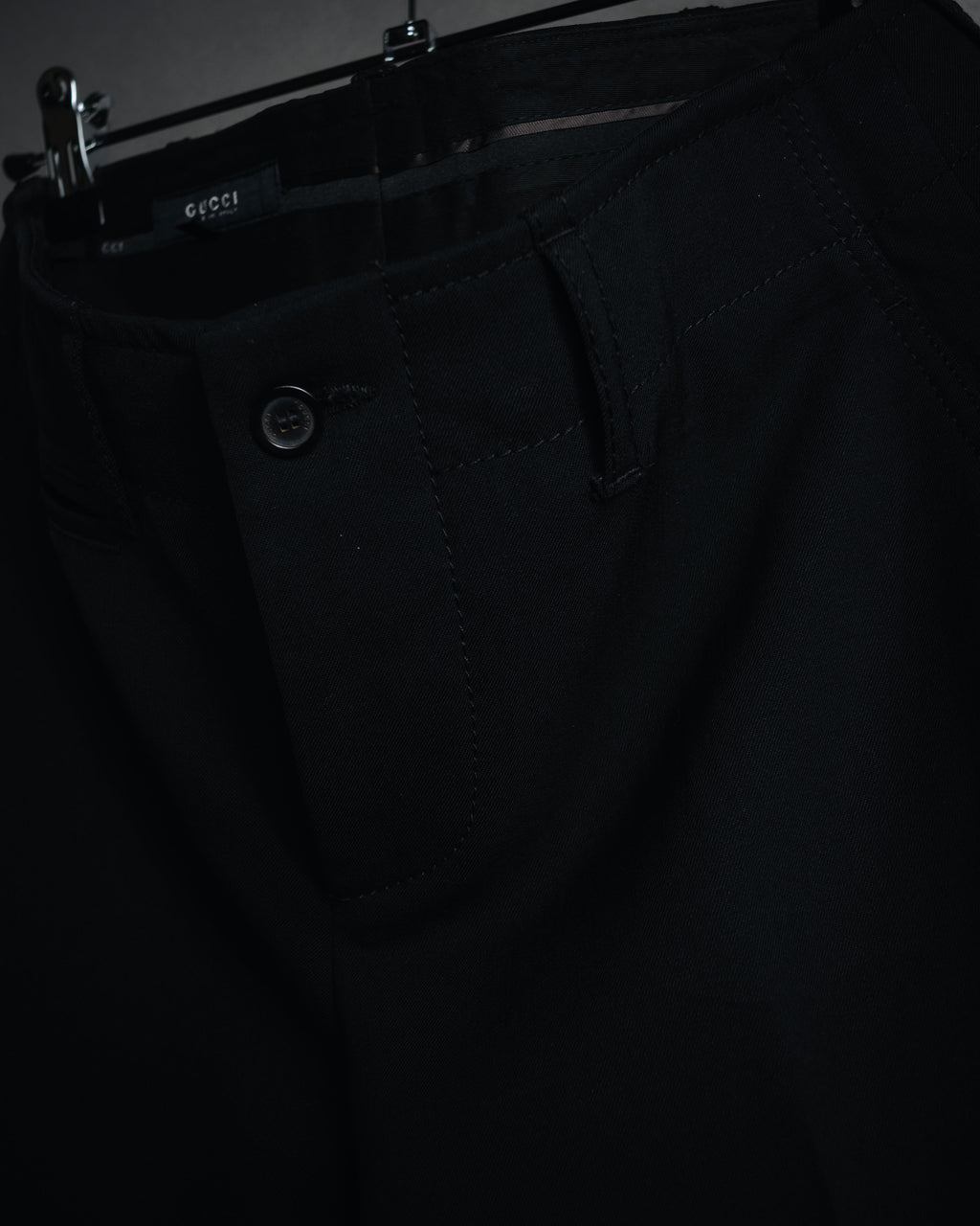 "GUCCI" 00’s stretch wool tailored slacks