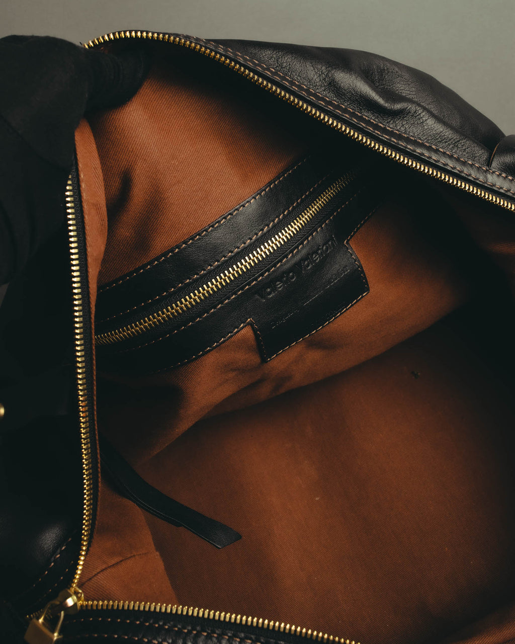 "Valerio Valeriani" 00's-10's Convertible leather Boston bag