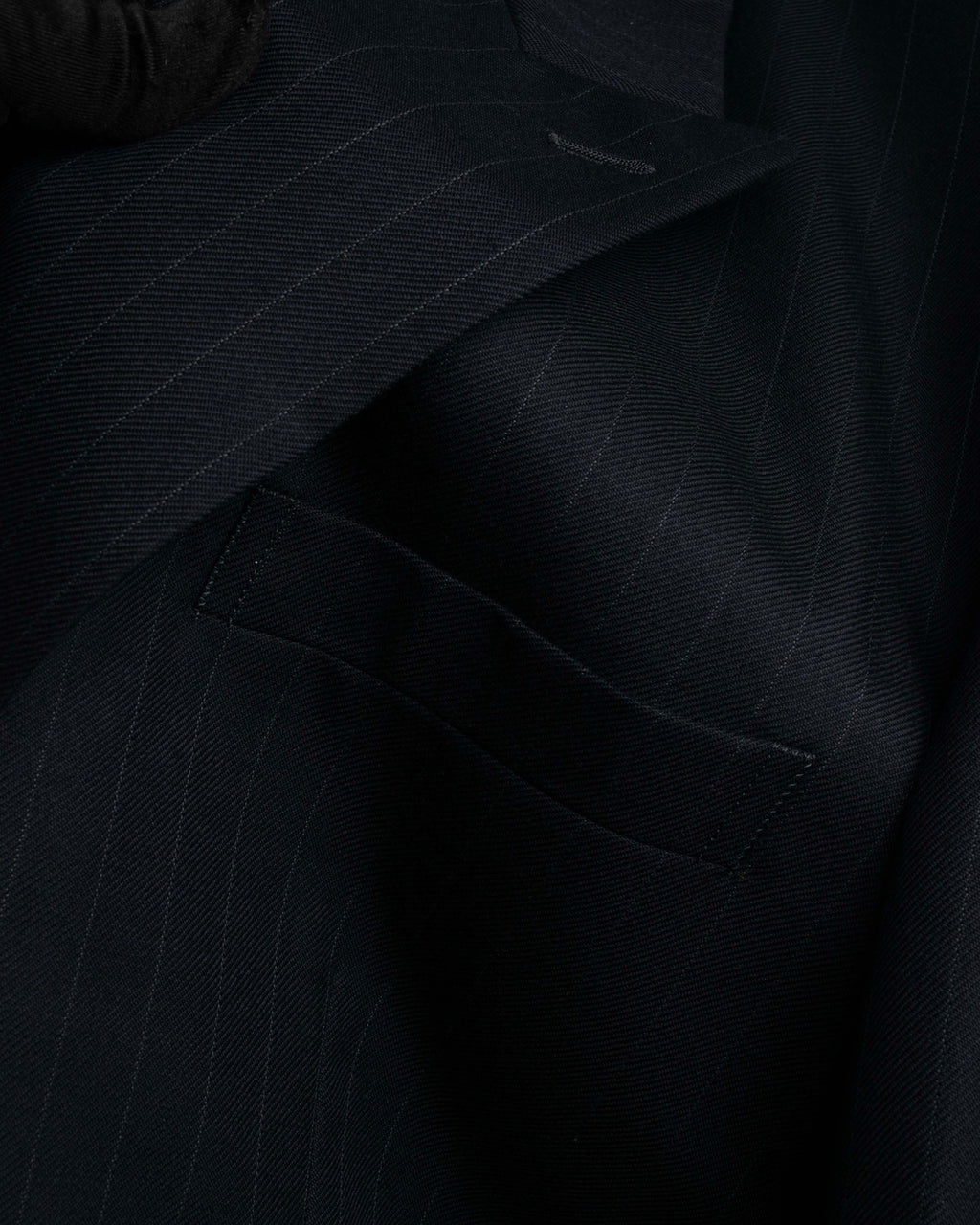 "YVES SAINT LAURENT" 00's shadow stripe pattern beautiful tailoring set up