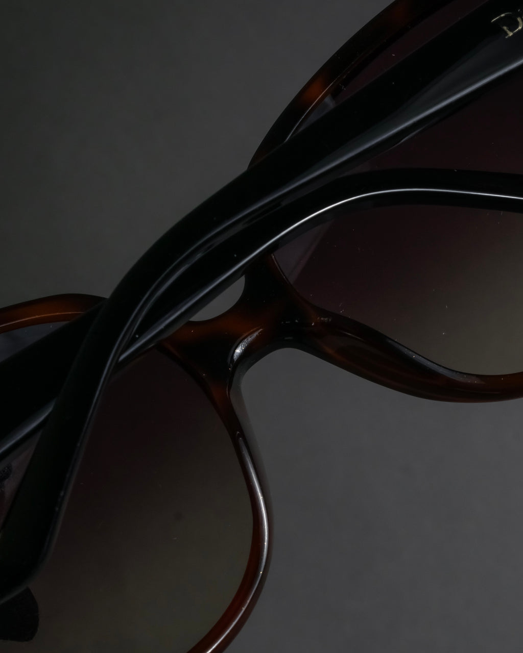 "Dior" Oversized tortoiseshell square sunglasses