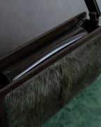 "CELINE" 2000's Made of pony leather one-handle bag